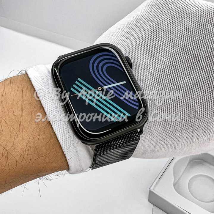 Apple Watch 8 46mm (оригинал коробка, 3 ремешка)