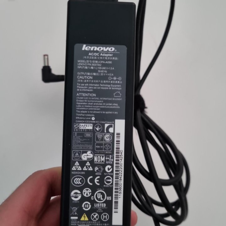 Зарядка (блок питания) на ноут lenovo