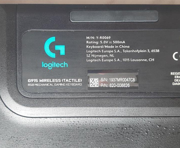 Клавиатура Logitech G915 LightSpeed Tactile Brown