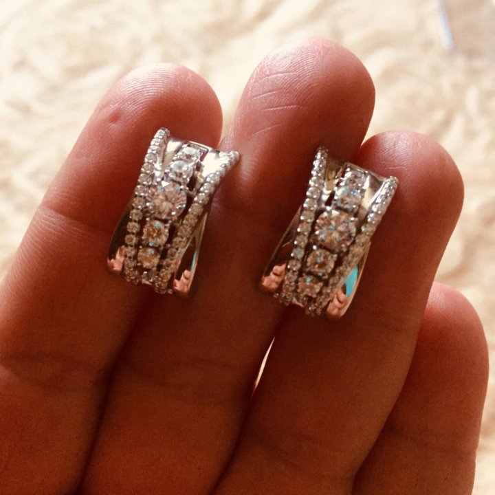 Серьги Серебро 925