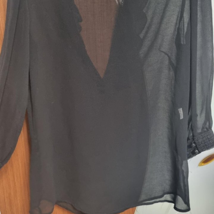 Прозрачная блузка Mango размер М новая