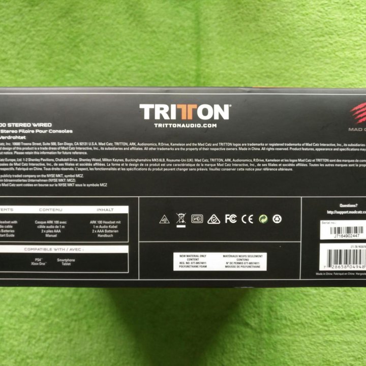 TriTTon Ark™ 100 (by Mad Catz)