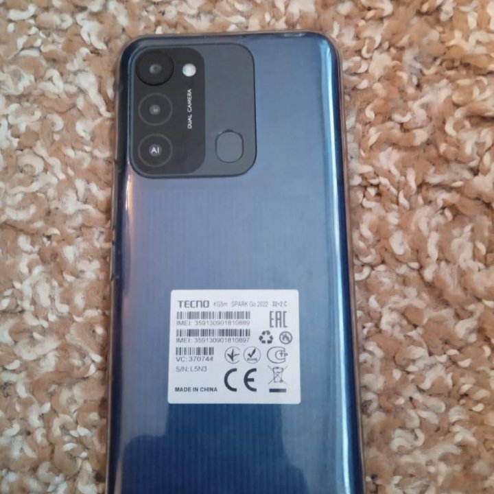 Продам tecno spark go 2022