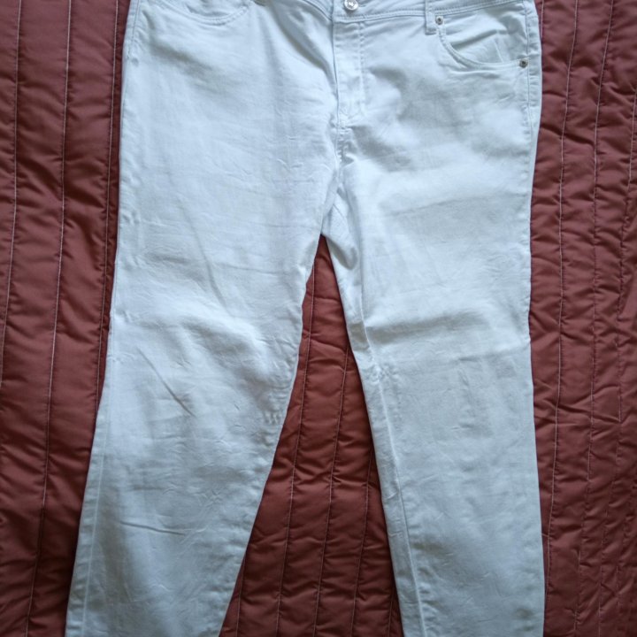 Белые летние брюки