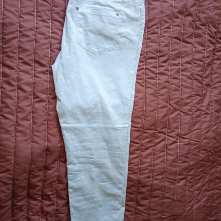 Белые летние брюки