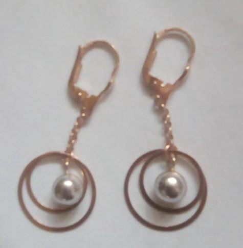 Серьги золотые