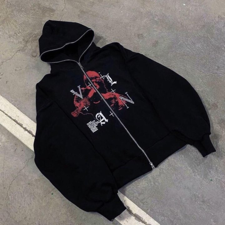 VILLAIN ZIP-HOODIE