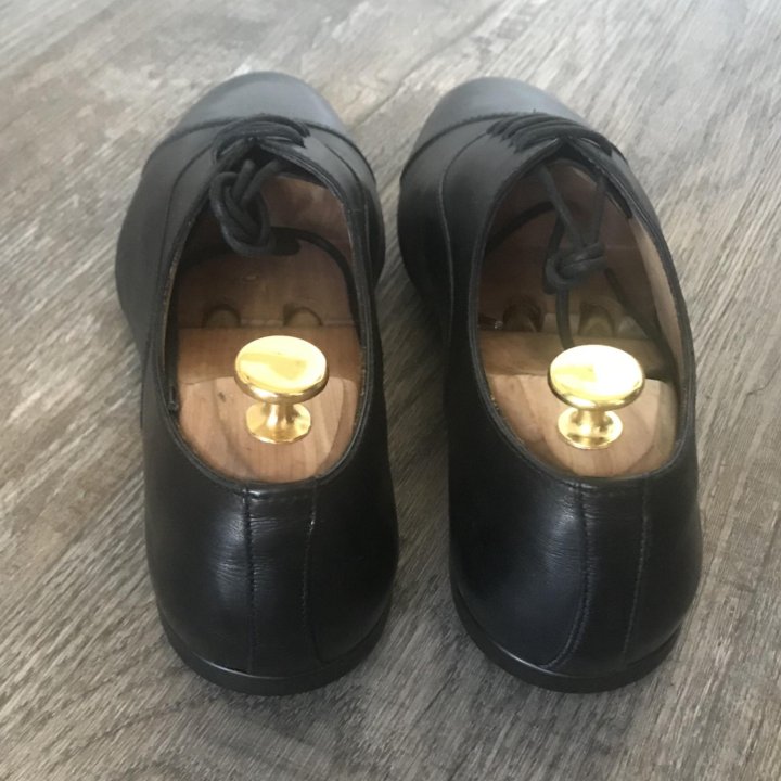 Новые туфли-макасины Santoni (черные) 