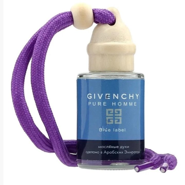 Автопарфюм Givenchy pour Homme Blue Label, 10 мл ,