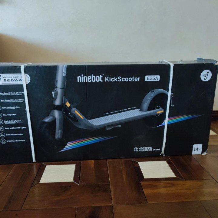 Электросамокат Ninebot Kickscooter E25A в Москве, цена 37 000 руб ...