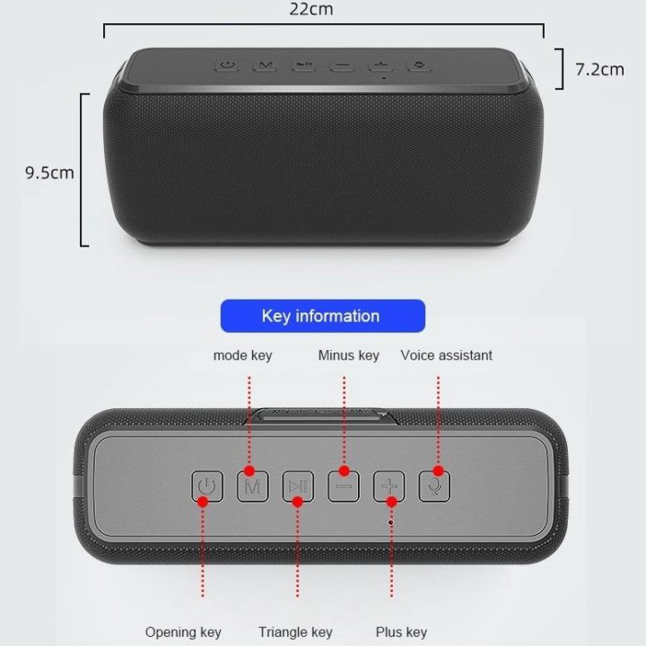 Блютуз колонка xdobo x8 60 Вт(новая)