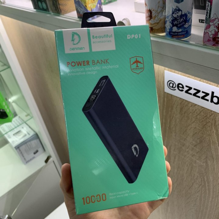 Power Bank 10000mAh DP01 (новый, гарантия)