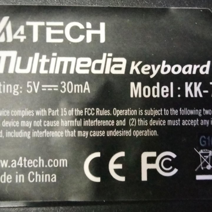 A4Tech KK-73 Black USB+PS/2