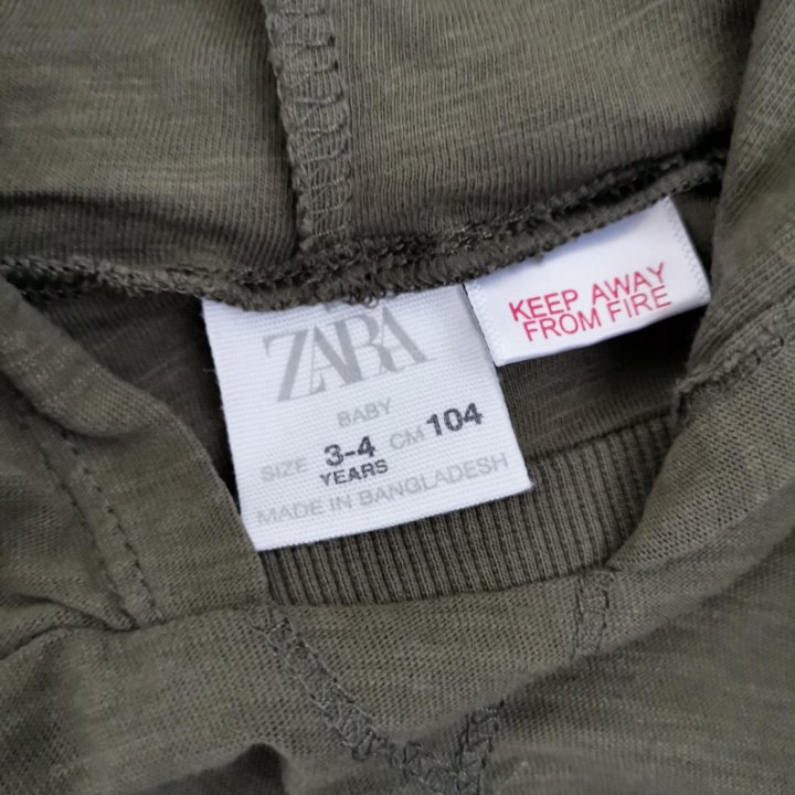 Футболка Zara, с длинным рукавом детские