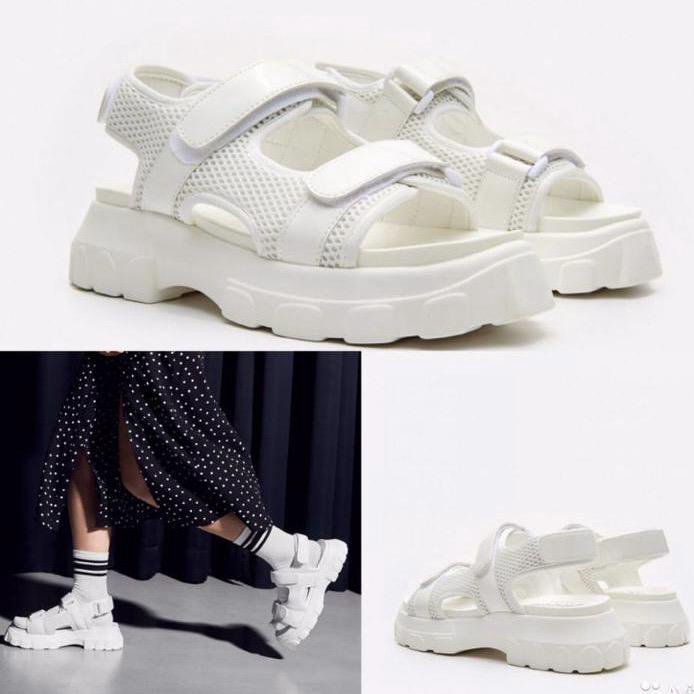 Белые сандалии Cropp