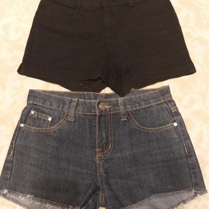 Шотры джинсы для девочки на рост 140-146-152