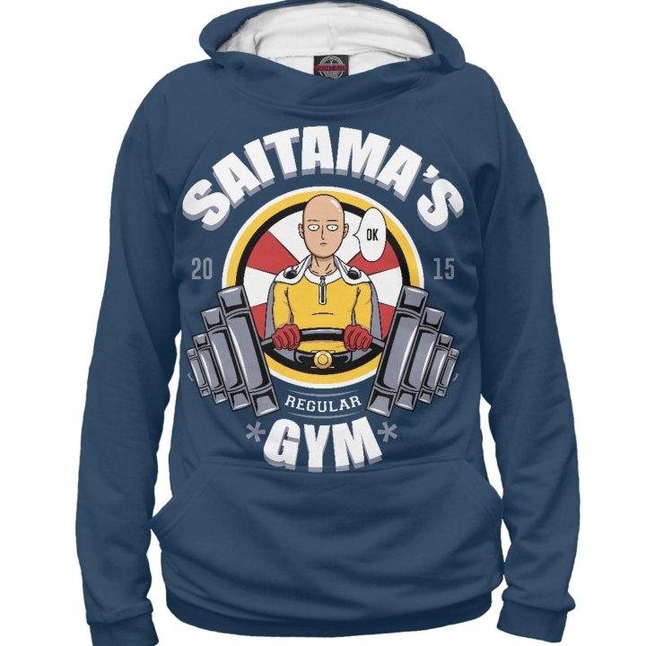 футболка Ванпанчмен Saitama's gym