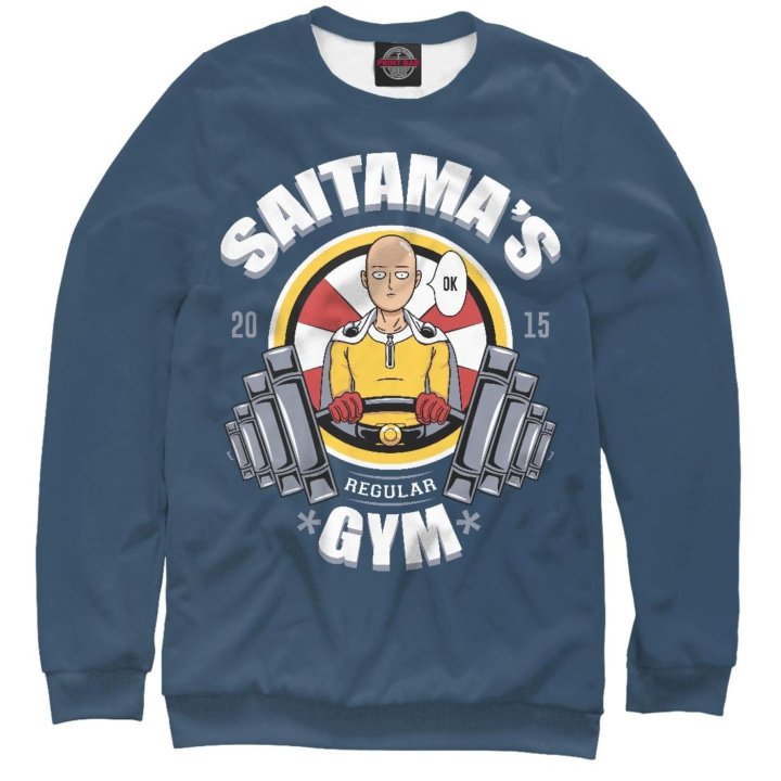 футболка Ванпанчмен Saitama's gym