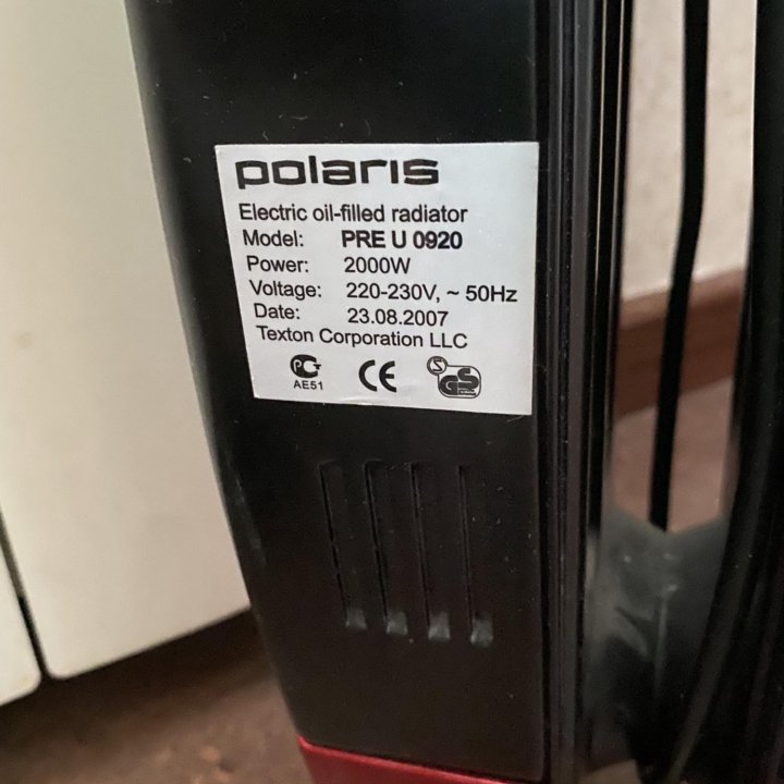 Масляный радиатор Polaris