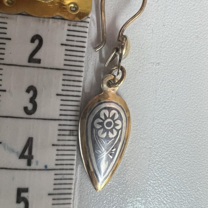 Серьги 925 Звезда