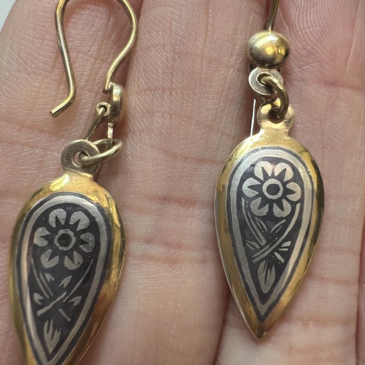 Серьги 925 Звезда