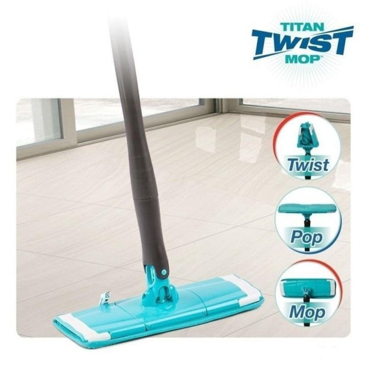 Швабра с отжимом VDomo (Titan Twist Mop)