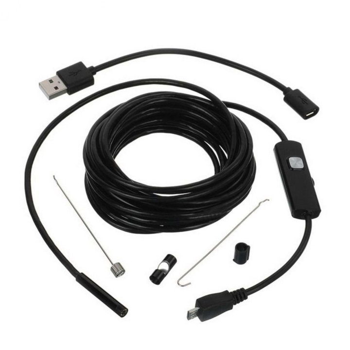 Камера - гибкий эндоскоп USB (Micro USB), 2м, Andr