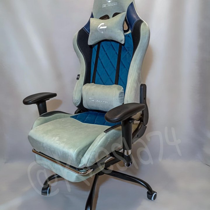 Новое игровое компьютерное кресло. Ткань