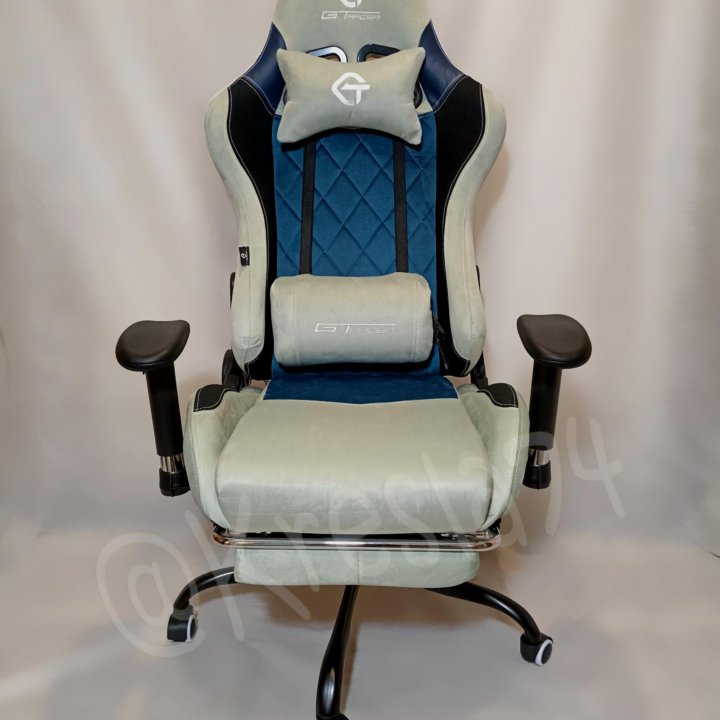 Новое игровое компьютерное кресло. Ткань