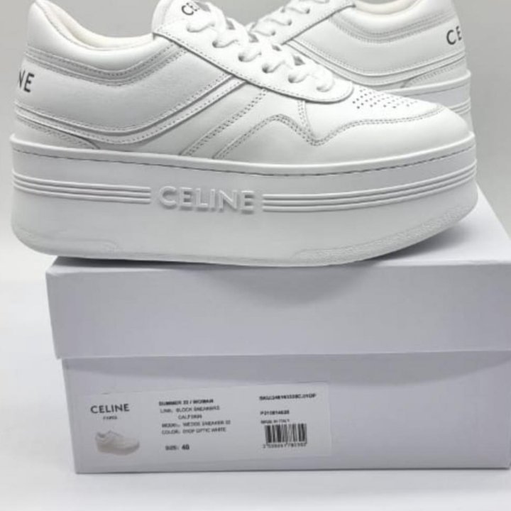 Кеды на платформе Celine