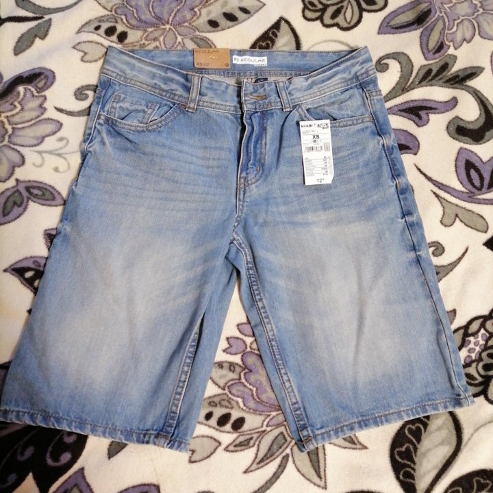 Бермуды джинсовые