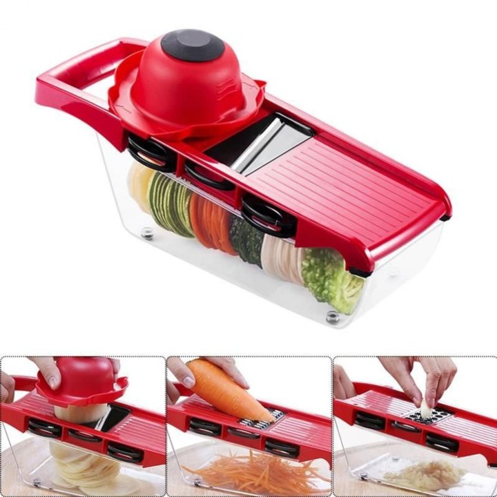 Терка-овощерезка Mandoline Slicer 6 in 1 c контейн