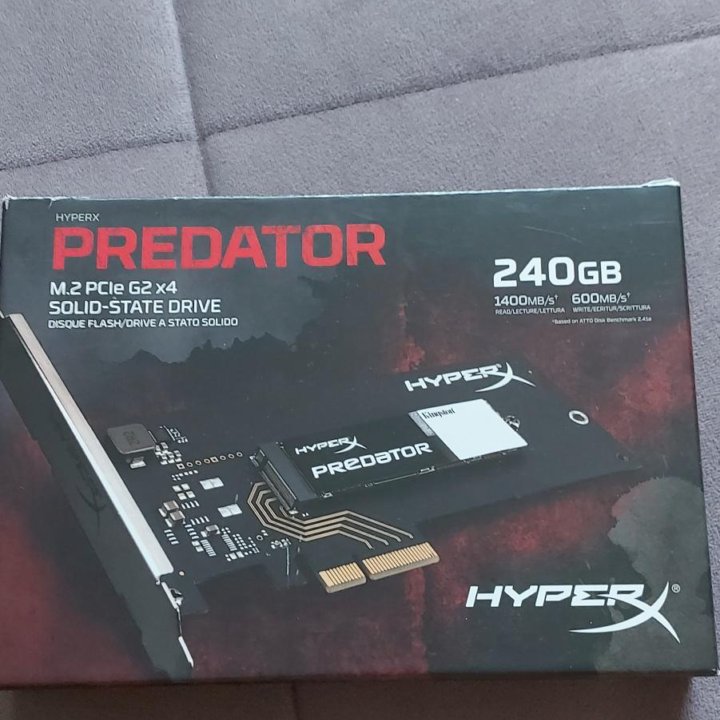 PREDATOR HYPERX . M.2 PCIe G2 x4