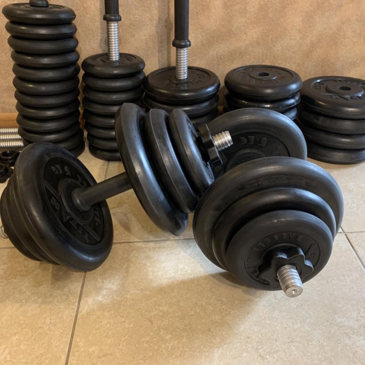 Гантели новые Barbell по 19кг