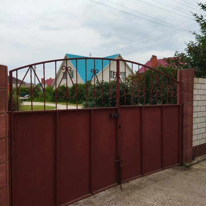 Ворота с калиткой металл