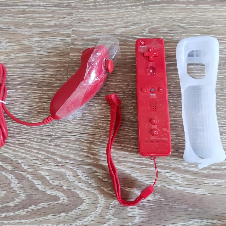 Wii Controller+Wii Nunchuk+чехол