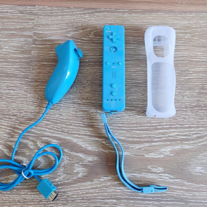 Wii Controller+Wii Nunchuk+чехол