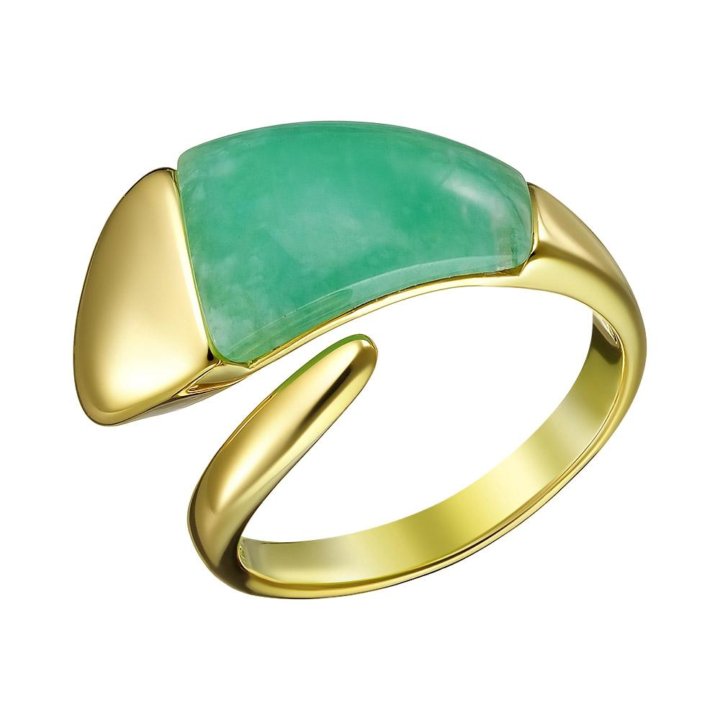 Серебряное кольцо с амазонитами