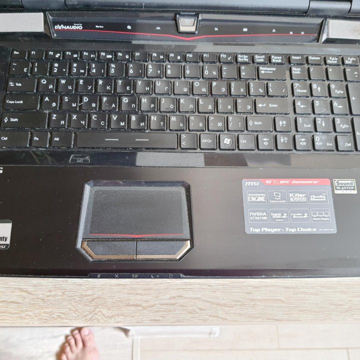 MSI GT70 2PC Dominator, core i7, 24gb, GTX870m