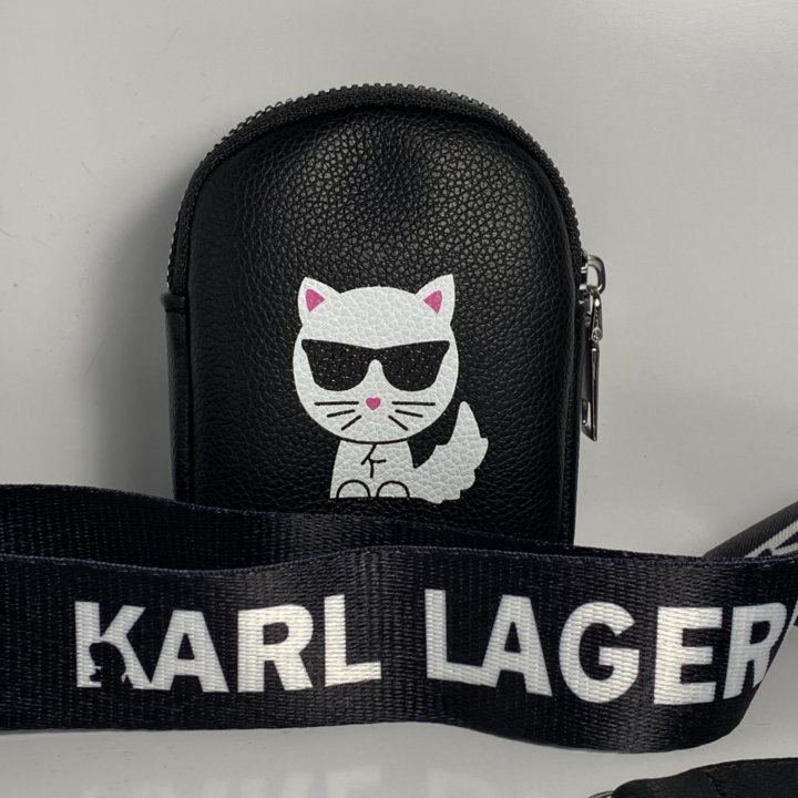 Сумка Karl lagerfeld чёрного цвета женская