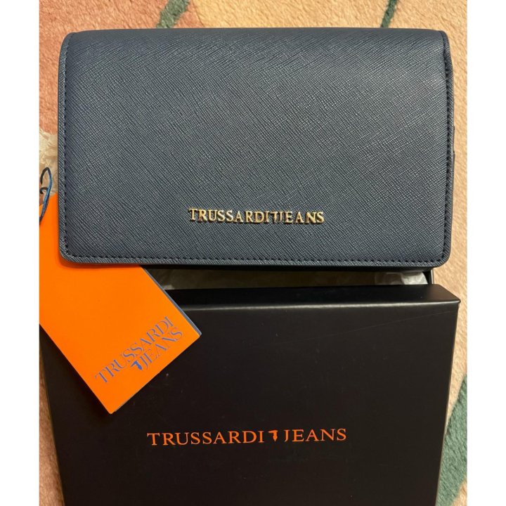 Кошелёк Trussardi оригинал экокожа