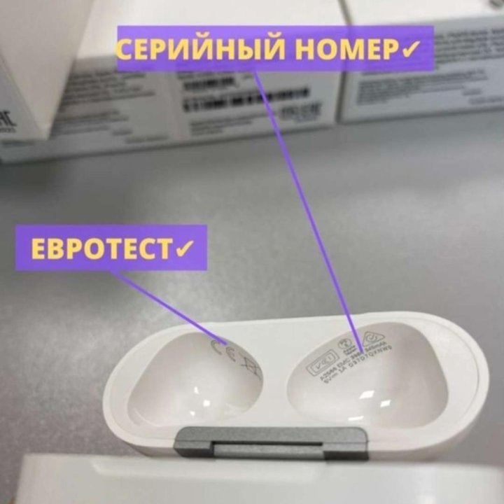 Безпровдные наушники Airpods 2/AirPods 3/Pro