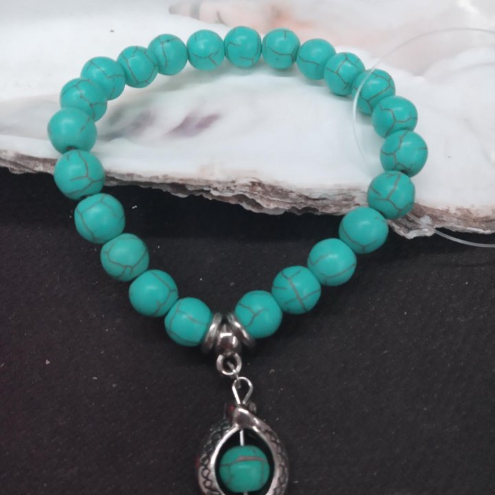 Браслет, бирюза