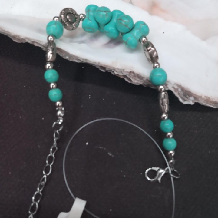 Браслет, бирюза