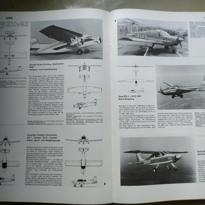 Энциклопедия мировой авиации, 1977г (немец. яз)
