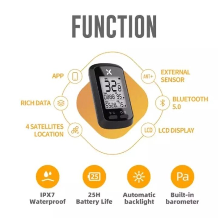 Велокомпьютер с GPS новый