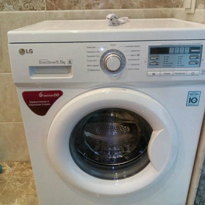 LG прямой привод стиральная машина