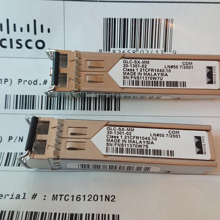 Sfp модуль Cisco GLC-SX-MM CNUIAFJAAA