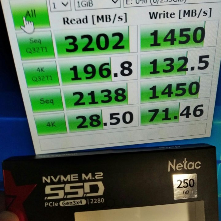 NVMe M.2 SSD HiSpeed 250Gb, 500Gb гарантия