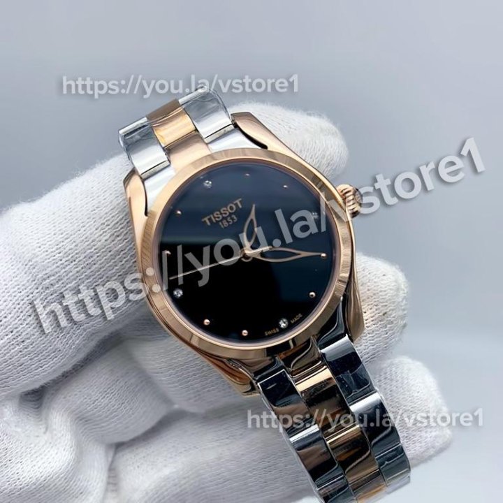 Женские наручные часы Tissot Glam Rose Gold